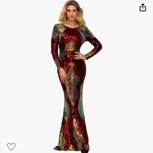 Beautiful sequined ball gown